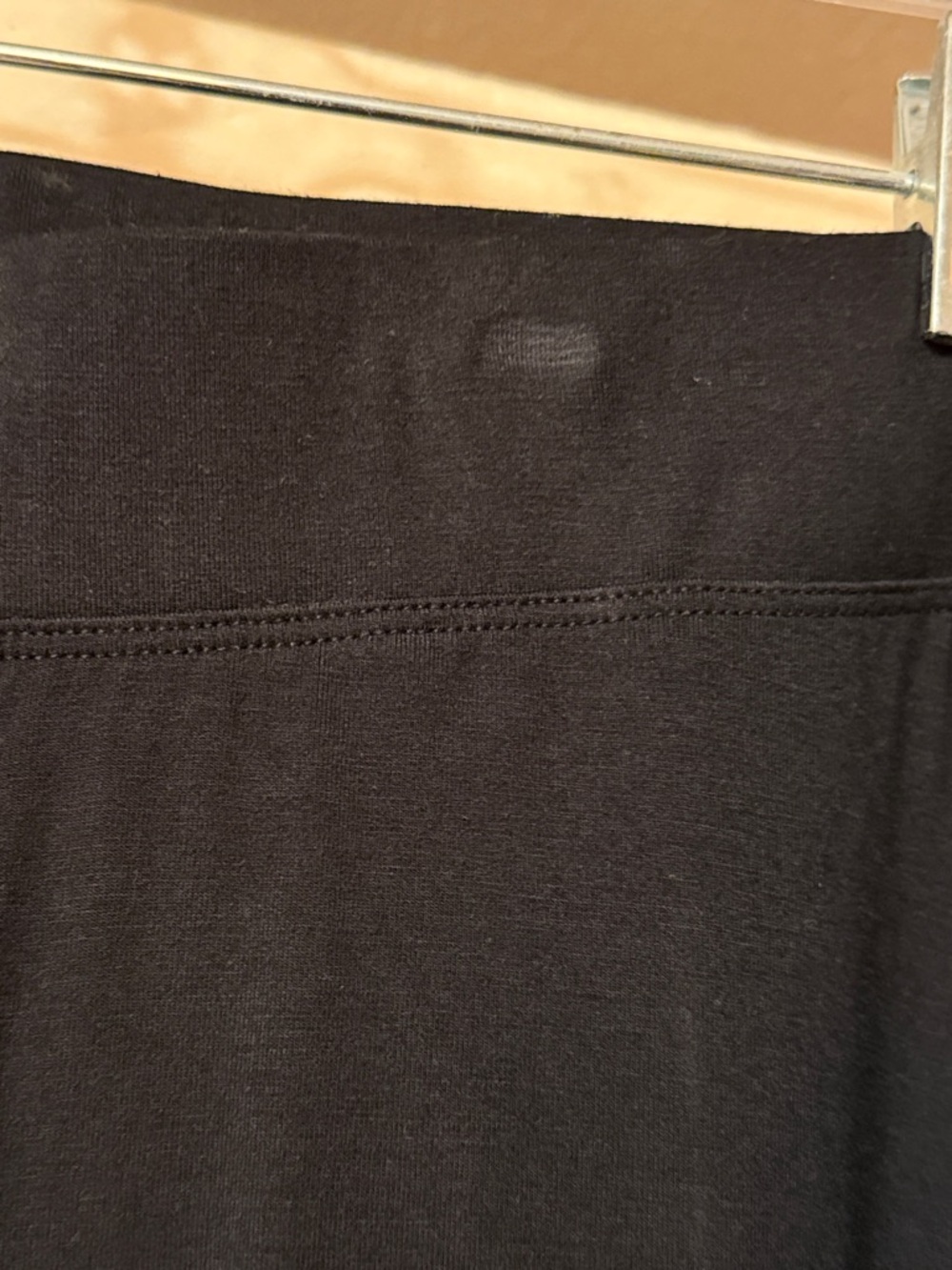 Catherines Black Wide Leg Pull-On Pants - Picture 4 of 5